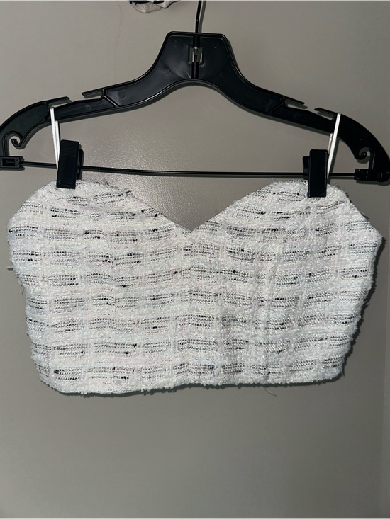 Misa Los Angeles Tops - Astor Bustier in Winter White
MISA Los Angeles